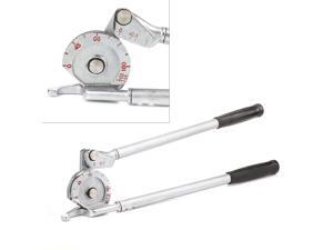 Manual Tube Bender Tool For 1/2" Thickness OD Steel Tubing HVAC Refrigeration Soft Copper Brass Aluminum other Soft Metals with Wide Hook Grips Securely Manual Tube Bender Tool For 1/2" Thickness OD Steel Tubing HVAC Refrigeration Soft Copper Brass Aluminum other Soft Metals with Wide Hook Grips Securely