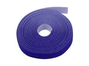 Hook And Loop Tape Strap Cable Ties Fastener (Blue) (15 Feet) - Sticky Self Adhesive Nylon Fabric Roll Wrap 0.75" Wide 5 Yards Reusable For Cutting Custom Length Cord Wire Fastening Hook And Loop Tape Strap Cable Ties Fastener (Blue) (15 Feet) - Sticky Self Adhesive Nylon Fabric Roll Wrap 0.75" Wide 5 Yards Reusable For Cutting Custom Length Cord Wire Fastening