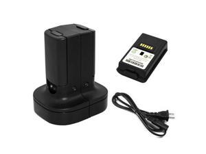 Xbox 360 2 Pack Rechargeable Battery Pack + Dual Charging Station Dock Stand Base (Black) for Xbox 360 Wireless Controller Xbox 360 2 Pack Rechargeable Battery Pack + Dual Charging Station Dock Stand Base (Black) for Xbox 360 Wireless Controller