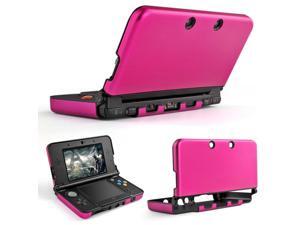 Plastic + Aluminium Full Body Protective Snap-on Hard Shell Skin Case Cover Hot Pink for New Nintendo 3DS LL XL 2015 Plastic + Aluminium Full Body Protective Snap-on Hard Shell Skin Case Cover Hot Pink for New Nintendo 3DS LL XL 2015