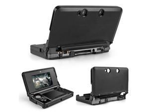3DS Case (Black) - Full Body Protective Snap-on Hard Shell Aluminium Plastic Skin Cover for Nintendo 3DS 2011 Model 3DS Case (Black) - Full Body Protective Snap-on Hard Shell Aluminium Plastic Skin Cover for Nintendo 3DS 2011 Model