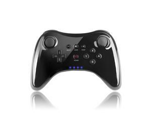 Wii U Pro Controller - Wireless Bluetooth Dual Analog Gamepad Game Pad Joystick Gaming Console (Black) with USB Charging Cable for Nintendo Wii U Wii U Pro Controller - Wireless Bluetooth Dual Analog Gamepad Game Pad Joystick Gaming Console (Black) with USB Charging Cable for Nintendo Wii U