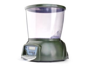 Automatic Fish Food Feeder Digital Programmable Feeding Dispenser 4 Timer for Aquarium Tank Pond Home Office Use With LCD Display Mounting Hardware in Green Automatic Fish Food Feeder Digital Programmable Feeding Dispenser 4 Timer for Aquarium Tank Pond Home Office Use With LCD Display Mounting Hardware in Green