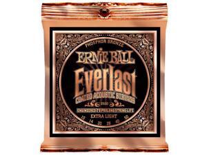 Ernie Ball Acoustic Guitar Strings - Everlast Phosphor Bronze Coated - 10-50 Ernie Ball Acoustic Guitar Strings - Everlast Phosphor Bronze Coated - 10-50