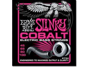 Ernie Ball Bass Guitar Strings - Super Slinky - Cobalt - 4 string Bass - 45-100 Ernie Ball Bass Guitar Strings - Super Slinky - Cobalt - 4 string Bass - 45-100