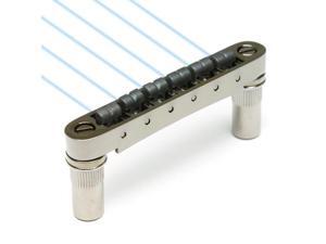 Graph Tech Ghost Loaded ResoMax NV 6mm Tune-O-Matic Guitar Bridge - Black Nickel Graph Tech Ghost Loaded ResoMax NV 6mm Tune-O-Matic Guitar Bridge - Black Nickel