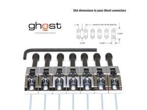 Graph Tech GHOST Loaded Floyd Rose Guitar Saddles 7-String Chrome PN-0080-C7 Graph Tech GHOST Loaded Floyd Rose Guitar Saddles 7-String Chrome PN-0080-C7