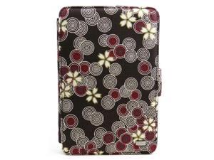 JAVOedge Brown Cherry Blossom Print Fabric Axis 360 Rotating Smart Cover Case with Stand for the Amazon Kindle Fire 7" JAVOedge Brown Cherry Blossom Print Fabric Axis 360 Rotating Smart Cover Case with Stand for the Amazon Kindle Fire 7"
