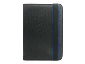 JAVOedge Black and Blue Nylon Folio Style Case with Sleep / Wake, Angle Stand, and Hand Hold for the Kindle Fire HD 7" JAVOedge Black and Blue Nylon Folio Style Case with Sleep / Wake, Angle Stand, and Hand Hold for the Kindle Fire HD 7"
