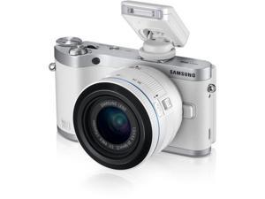 Samsung NX300 20.3 Megapixel Mirrorless Camera (Body with Lens Kit) - 20 mm - 50 mm - White Samsung NX300 20.3 Megapixel Mirrorless Camera (Body with Lens Kit) - 20 mm - 50 mm - White