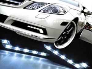 M.Benz L Shape 6 LED DRL Daytime Running Light Kit-MERCEDES-BENZ R350 M.Benz L Shape 6 LED DRL Daytime Running Light Kit-MERCEDES-BENZ R350