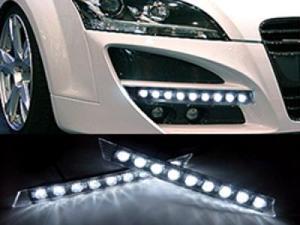 Audi Style 9 LED DRL Daytime Running Light Kit For MAZDA CX-9 Audi Style 9 LED DRL Daytime Running Light Kit For MAZDA CX-9