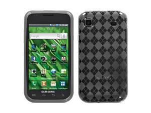 Samsung Galaxy S Vibrant T959 i9000 R880 Argyle TPU Silicone Skin Case - Gray Grey Samsung Galaxy S Vibrant T959 i9000 R880 Argyle TPU Silicone Skin Case - Gray Grey