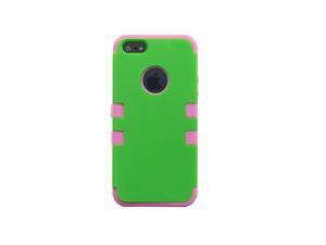 iPhone 5 Shockproof Hybrid Case --- Comparable to Incipio --- Hard Smooth Poly Outer Shell --- Green / Pink iPhone 5 Shockproof Hybrid Case --- Comparable to Incipio --- Hard Smooth Poly Outer Shell --- Green / Pink