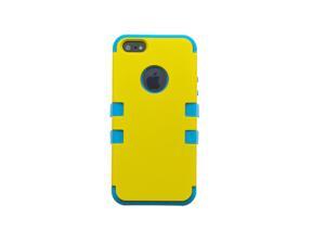 iPhone 5 Shockproof Hybrid Case --- Comparable to Incipio --- Hard Smooth Poly Outer Shell --- Yellow / Light Blue iPhone 5 Shockproof Hybrid Case --- Comparable to Incipio --- Hard Smooth Poly Outer Shell --- Yellow / Light Blue