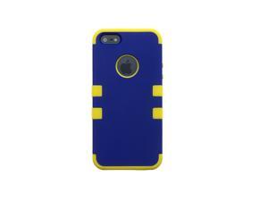 iPhone 5 Shockproof Hybrid Case --- Comparable to Incipio --- Hard Smooth Poly Outer Shell --- Blue / Yellow iPhone 5 Shockproof Hybrid Case --- Comparable to Incipio --- Hard Smooth Poly Outer Shell --- Blue / Yellow