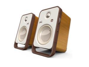 Polk Audio AM6510-A Hampden Desktop Speakers - Pair (Brown/White) Polk Audio AM6510-A Hampden Desktop Speakers - Pair (Brown/White)