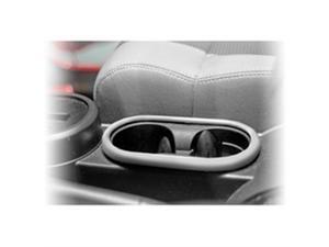 Rugged Ridge 11151.13 Front Cup Holder Trim, Brushed Silver, 07-10 Jeep Wrangler Rugged Ridge 11151.13 Front Cup Holder Trim, Brushed Silver, 07-10 Jeep Wrangler