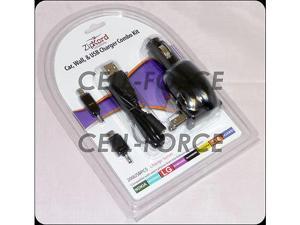 Brand New Zipkord 3-in1 micro+ mini home travel /wall /car charger Brand New Zipkord 3-in1 micro+ mini home travel /wall /car charger
