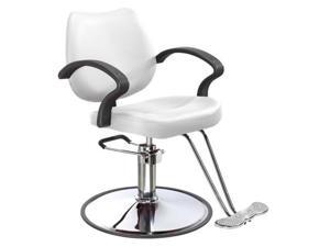 White Modern Fashion Classic Hydraulic Barber Chair Styling Salon Beauty 3W White Modern Fashion Classic Hydraulic Barber Chair Styling Salon Beauty 3W