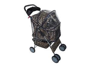 New Classic Fashion BestPet Leopard Skin 4 Wheels Pet Dog Cat Stroller w/RainCover New Classic Fashion BestPet Leopard Skin 4 Wheels Pet Dog Cat Stroller w/RainCover