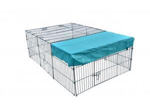 New 72" x 48" Pet Playpen w/Door & Cover Rabbit Enclosure Dog Cat New 72" x 48" Pet Playpen w/Door & Cover Rabbit Enclosure Dog Cat