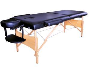 New 84" Black Portable Massage Table w/Free Carry Case T1 Chair Bed Spa Facial New 84" Black Portable Massage Table w/Free Carry Case T1 Chair Bed Spa Facial