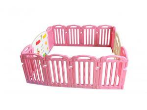 Pink Baby Playpen Kids 14 Panel Safety Play Center Yard Home Indoor Outdoor Pen Pink Baby Playpen Kids 14 Panel Safety Play Center Yard Home Indoor Outdoor Pen