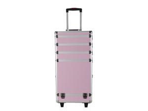 4in1 Interchangeable Aluminum Rolling Makeup Case Cosmetic Train Box Trolley 4in1 Interchangeable Aluminum Rolling Makeup Case Cosmetic Train Box Trolley