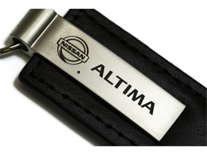 Nissan Altima Black Leather Key Fob Authentic Logo Key Chain Key Ring Keychain Lanyard KC1540.ALT Nissan Altima Black Leather Key Fob Authentic Logo Key Chain Key Ring Keychain Lanyard KC1540.ALT