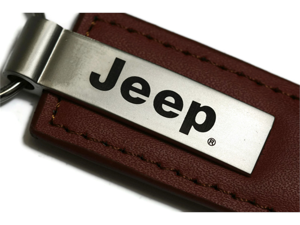 Jeep Brown Leather Key Fob Authentic Logo Key Chain Key Ring Keychain Lanyard KC1541.JEE Jeep Brown Leather Key Fob Authentic Logo Key Chain Key Ring Keychain Lanyard KC1541.JEE
