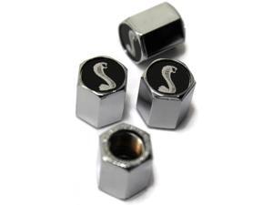 Ford Mustang Cobra Black Chrome Wheel Air Tire Valve Stem Cap Tool ABS Plastic Ford Mustang Cobra Black Chrome Wheel Air Tire Valve Stem Cap Tool ABS Plastic