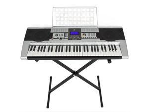 Electronic Piano Keyboard 61 Key Music Key Board Piano With X Stand Heavy Duty Electronic Piano Keyboard 61 Key Music Key Board Piano With X Stand Heavy Duty