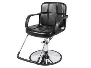 Hydraulic Barber Chair Styling Salon Work Station Chair Black Leather New Hydraulic Barber Chair Styling Salon Work Station Chair Black Leather New