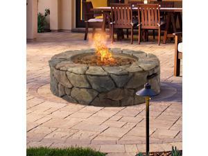 BCP Stone Design Fire Pit Outdoor Home Patio Gas Firepit BCP Stone Design Fire Pit Outdoor Home Patio Gas Firepit