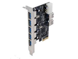 Sedna PCIE 7-Port USB 3.0 Adapter Card (5E2I) Sedna PCIE 7-Port USB 3.0 Adapter Card (5E2I)