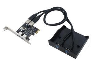 SEDNA- PCI Express USB 3.0 4 Port Adapter ( 2E2I ) with 3.5" Front Panel SEDNA- PCI Express USB 3.0 4 Port Adapter ( 2E2I ) with 3.5" Front Panel