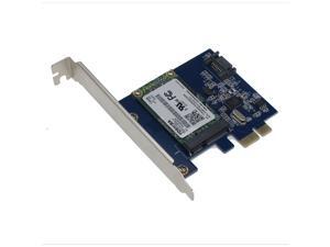 SEDNA - PCI Express mSATA III (6G) SSD Adapter with 1 SATA III port & Hybri Disk Software and 128G Toshiba mSATA SSD SEDNA - PCI Express mSATA III (6G) SSD Adapter with 1 SATA III port & Hybri Disk Software and 128G Toshiba mSATA SSD