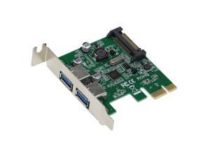 SEDNA - PCI Express 2 Port USB 3.0 Adapter - Low Profile - ( NEC / Renesas uPD720202 chipset ) - SATA Power connector ( With Power module, optional to plug in the SATA Power connector ) SEDNA - PCI Express 2 Port USB 3.0 Adapter - Low Profile - ( NEC / Renesas uPD720202 chipset ) - SATA Power connector ( With Power module, optional to plug in the SATA Power connector )