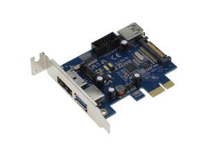 SEDNA - PCI Express 2 Port USB 3.0 + 1 Port PeSATA Adapter with Low Profile Bracket - ( NEC / Renesas uPD720202 chipset ) - SATA Power connector SEDNA - PCI Express 2 Port USB 3.0 + 1 Port PeSATA Adapter with Low Profile Bracket - ( NEC / Renesas uPD720202 chipset ) - SATA Power connector