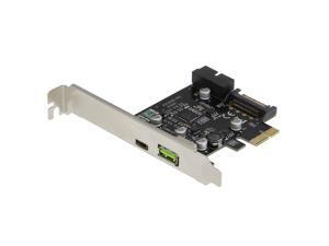 SEDNA - PCIE USB 3.0 3 Port adapter ( 1 external Type C + 2 x 20 Pin Internal ) with 1 BC 1.2 Charging port with bundled 2 port USB 3.0 Front Panel for Floppy Bay SEDNA - PCIE USB 3.0 3 Port adapter ( 1 external Type C + 2 x 20 Pin Internal ) with 1 BC 1.2 Charging port with bundled 2 port USB 3.0 Front Panel for Floppy Bay