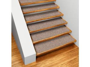 Set of 15 Skid-resistant Carpet Stair Treads - Pebble Beige - 8 In. X 30 In. Set of 15 Skid-resistant Carpet Stair Treads - Pebble Beige - 8 In. X 30 In.