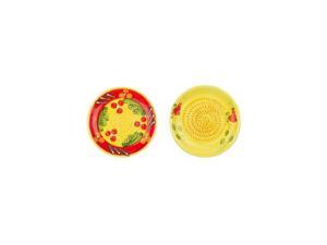 Ceramic Garlic Grater 2 Pack - Red & Yellow Apple Ceramic Garlic Grater 2 Pack - Red & Yellow Apple