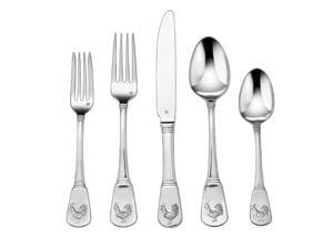 Cuisinart 20-Piece Flatware Set, French Rooster Cuisinart 20-Piece Flatware Set, French Rooster