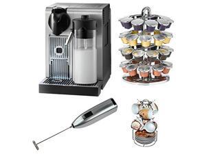 DeLonghi America EN750MB Nespresso Lattissima Pro Machine with Coffee Carousel, Single Serve Coffee Baskets, and Handheld Milk Frother DeLonghi America EN750MB Nespresso Lattissima Pro Machine with Coffee Carousel, Single Serve Coffee Baskets, and Handheld Milk Frother