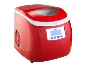 Knox Compact Ice maker (27 Lbs in 24 Hrs) - Red Color 3 Selectable Cube Sizes Knox Compact Ice maker (27 Lbs in 24 Hrs) - Red Color 3 Selectable Cube Sizes