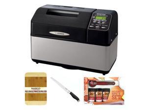 Zojirushi Home Bakery Supreme 2-Pound-Loaf Breadmaker + 8-inch x 12-inch Bamboo Cutting Board + Accessory Kit Zojirushi Home Bakery Supreme 2-Pound-Loaf Breadmaker + 8-inch x 12-inch Bamboo Cutting Board + Accessory Kit