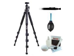 Dolica AX620B100 62-Inch Proline Tripod and Ball Head + Focus Lens Cleaning Pen + Accessory Kit Dolica AX620B100 62-Inch Proline Tripod and Ball Head + Focus Lens Cleaning Pen + Accessory Kit