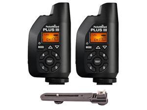 2-Piece Pocket Wizard 801-130 Plus III Transceiver w/ Bracket 2-Piece Pocket Wizard 801-130 Plus III Transceiver w/ Bracket