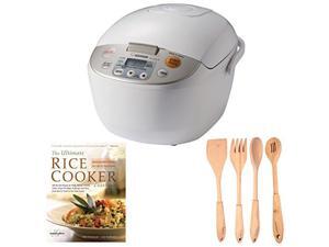 Zojirushi NL-AAC18 Micom Rice Cooker and Warmer with Deluxe Bundle Zojirushi NL-AAC18 Micom Rice Cooker and Warmer with Deluxe Bundle